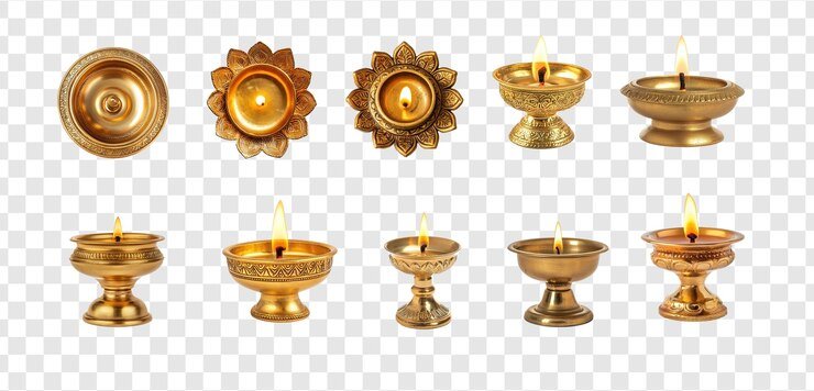 Brass Diyas return gift for seemantham