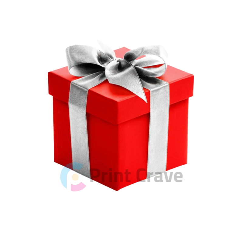 Return Gift Box - Premium Gift Box with Blue, Red, Rose and Pink with Silver Bow