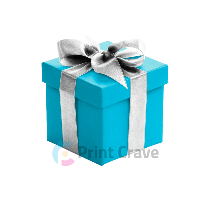 Return Gift Box - Premium Gift Box with Blue, Red, Rose and Pink with Silver Bow - Image 2