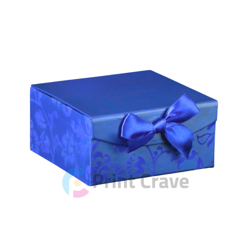 Return Gift Box - Premium Gift Box with Blue, Red, Gold and Silver